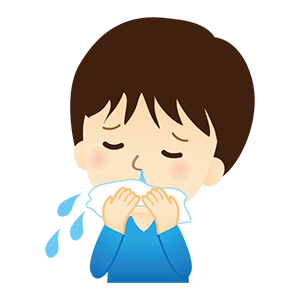 アレルギー反応が起きているとはいえないのに、鼻粘膜が朝晩の気温差やストレスなどのわずかな刺激に過敏に反応して、くしゃみ、鼻水、鼻づまりなどのアレルギー性鼻炎と同じ症状を示す病気です。原因は明らかになっていません。