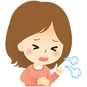 小さなお子さんの鼻は高さがなく鼻の穴も小さくて機能が未熟なため、少しの刺激でもすぐに鼻水が出てしまいます。